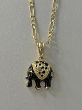 Load image into Gallery viewer, Black Elephant Necklace
