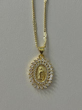 Load image into Gallery viewer, Crystal Virgin Mary Necklace
