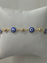 Load image into Gallery viewer, Blue Evil Eye Bracelet
