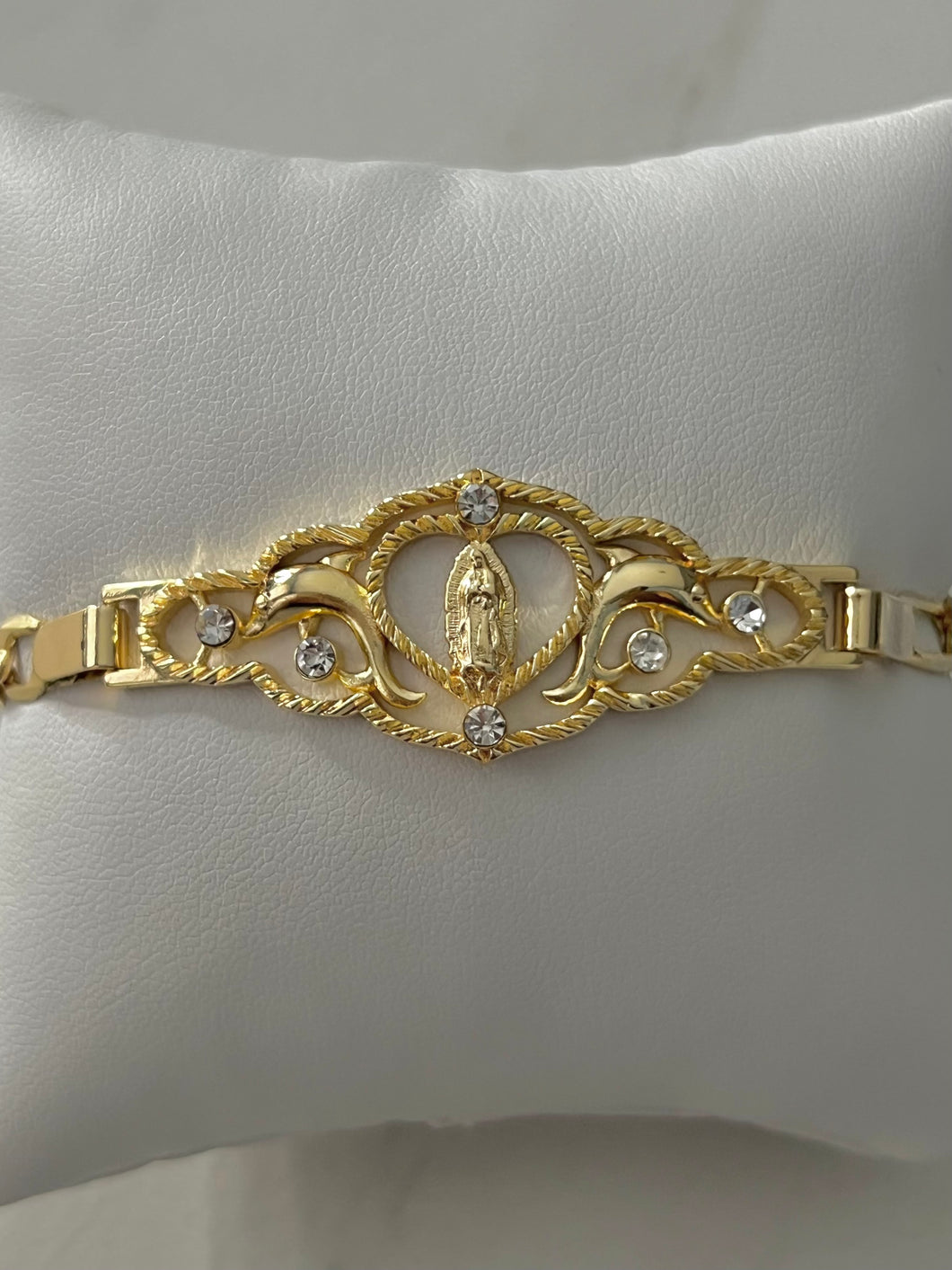 Gold Virgin Mary Bracelet