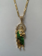 Load image into Gallery viewer, Large Tri-Colored San Judas Chain
