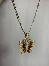 Load image into Gallery viewer, Red Butterfly Necklace
