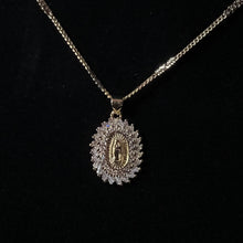 Load image into Gallery viewer, Crystal Virgin Mary Necklace
