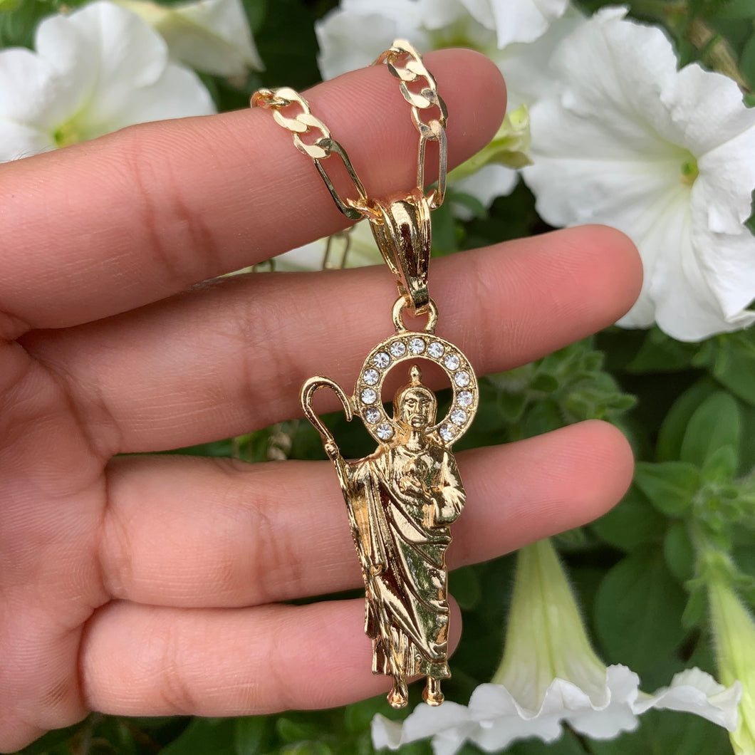 Gold San Judas Necklace
